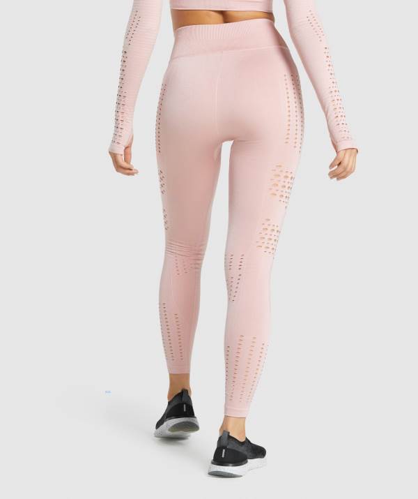 Damske Pancuchy Gymshark Glow Seamless Svetlo Ruzove | JS0571263